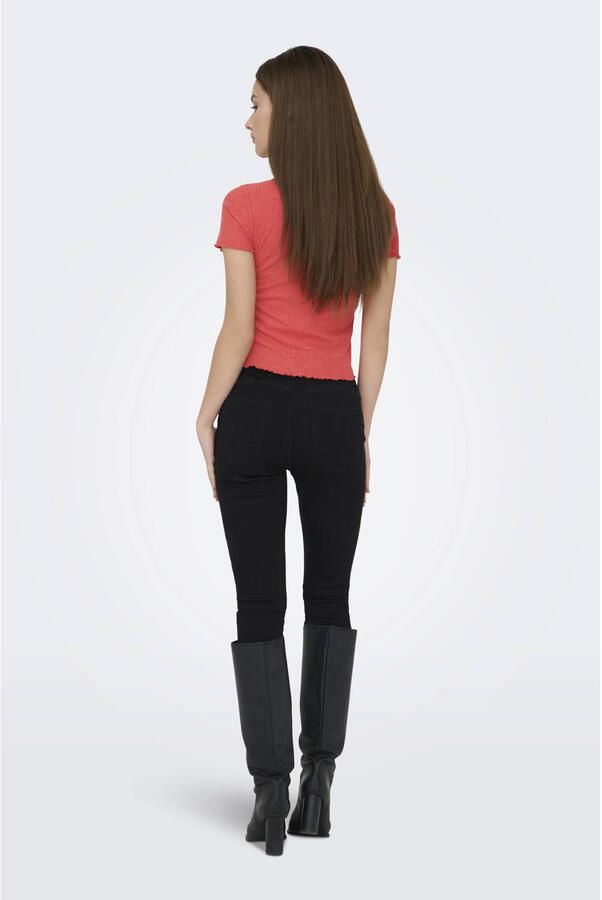 ONLY cropped top rib gebreid - Foto 3