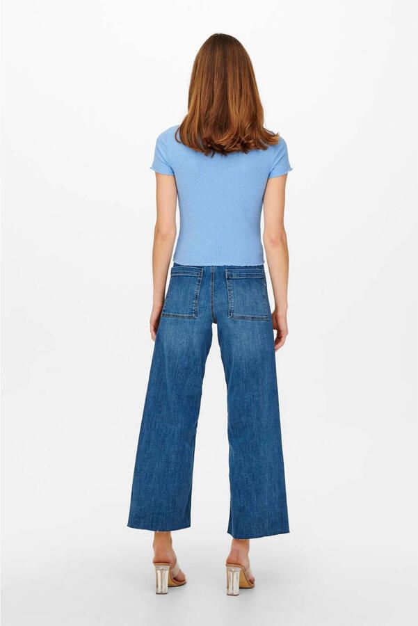Only Shirt met ronde hals ONLEMMA S S SHORT TOP NOOS JRS - Foto 3
