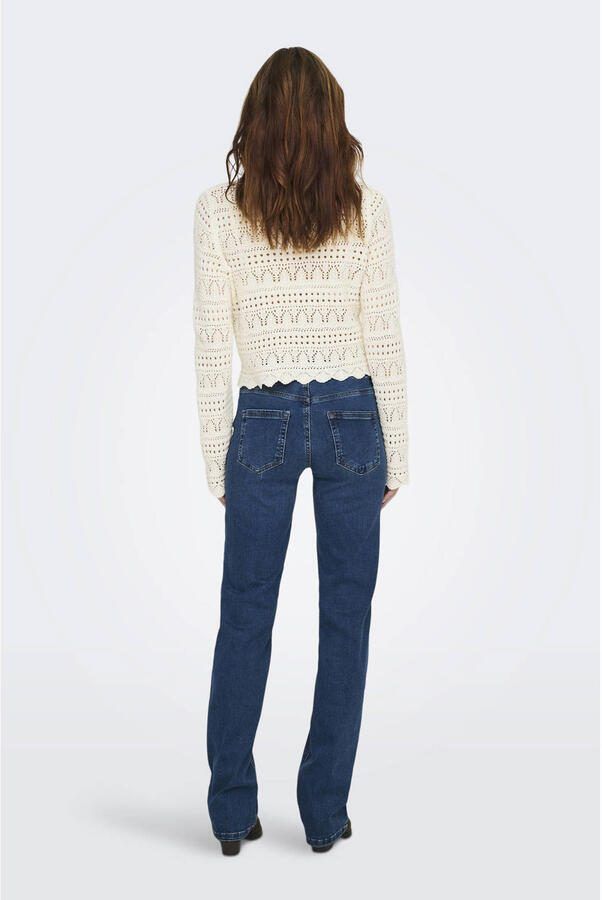 Only Cropped gebreide trui van katoenmix model 'ELKE' - Foto 3