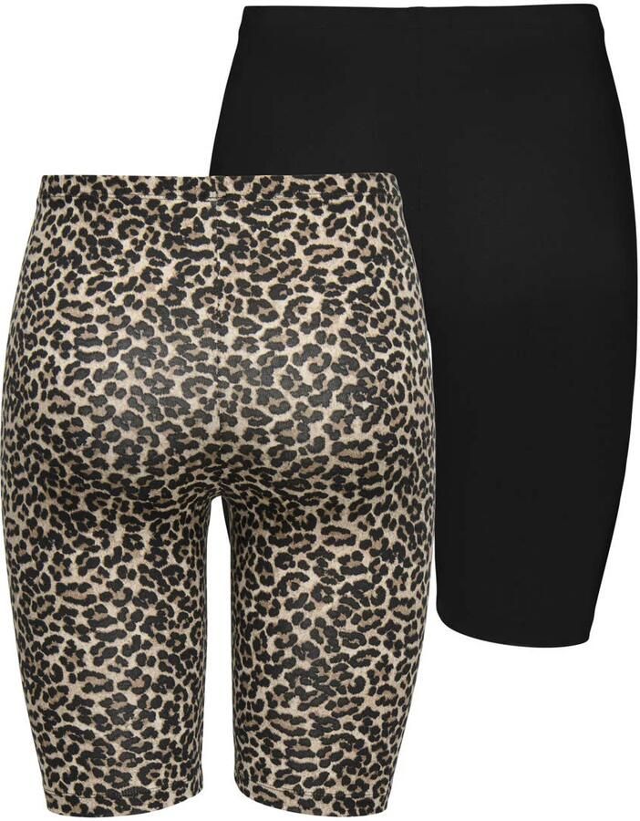 Only Fietsbroekje ONLLIVE – Fietsbroek in duopack met elastische band (set 2-delig)