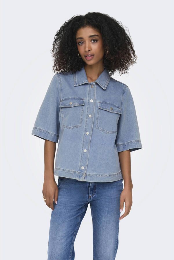 Only Belle SS Denim Blouse Dames