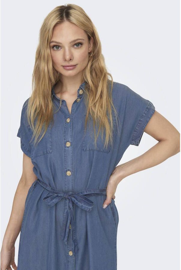 Only Jeansjurk met opgestikte borstzakken model 'PEMA HANNOVER' - Foto 2