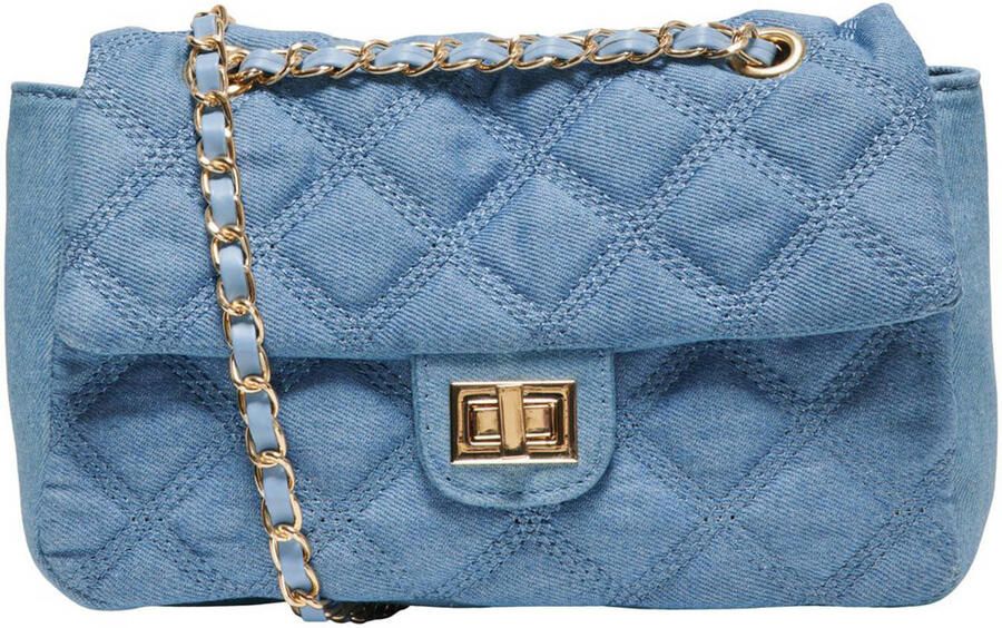ONLY denim crossbody tas ONLFLORENCE blauw