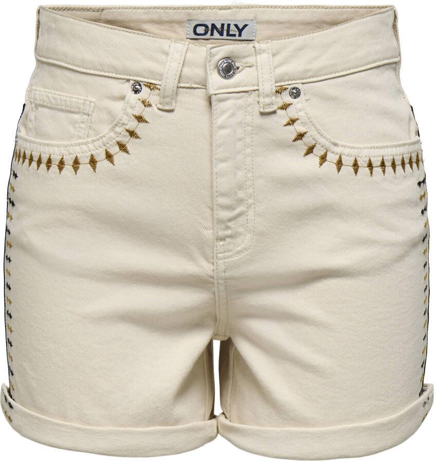 ONLY denim regular waist short ecru - Foto 3