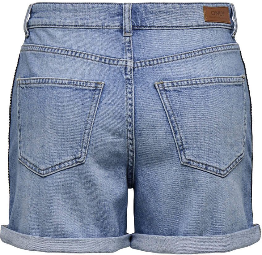 ONLY denim regular waist short light blue denim