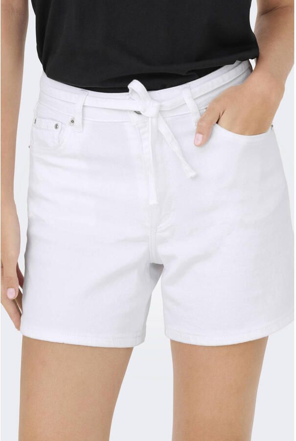 ONLY denim regular waist short wit - Foto 3