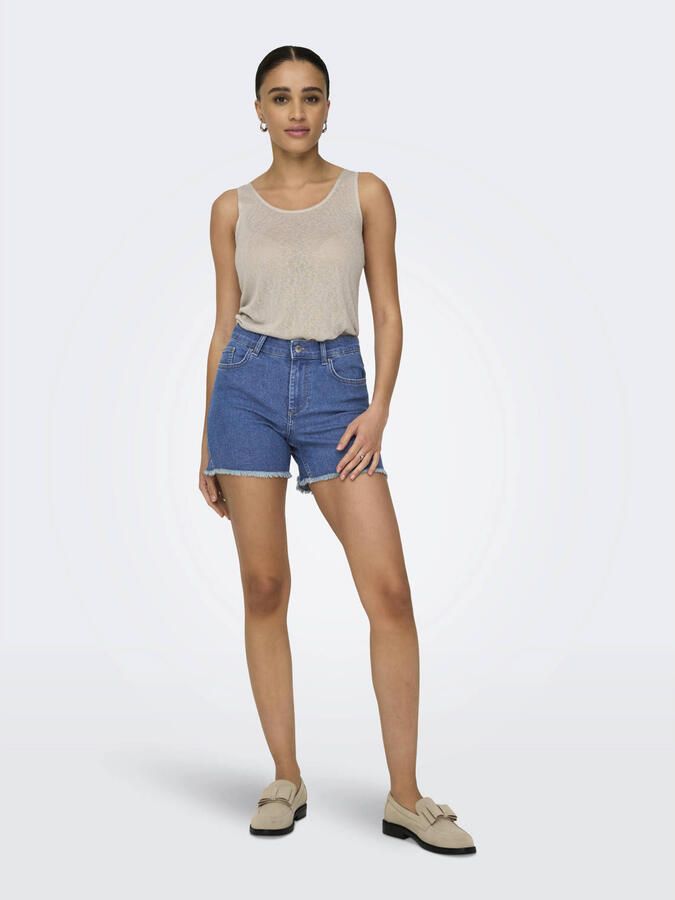 ONLY denim skinny regular waist short - Foto 3