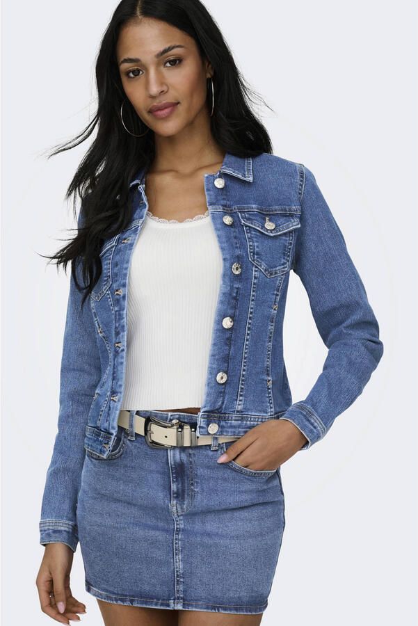 ONLY denim spijkerjas medium blue denim