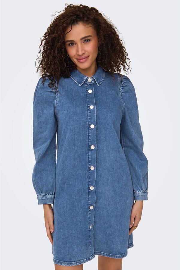 Only Jeans jurk ONLALMA L S DRESS DNM CRO - Foto 2