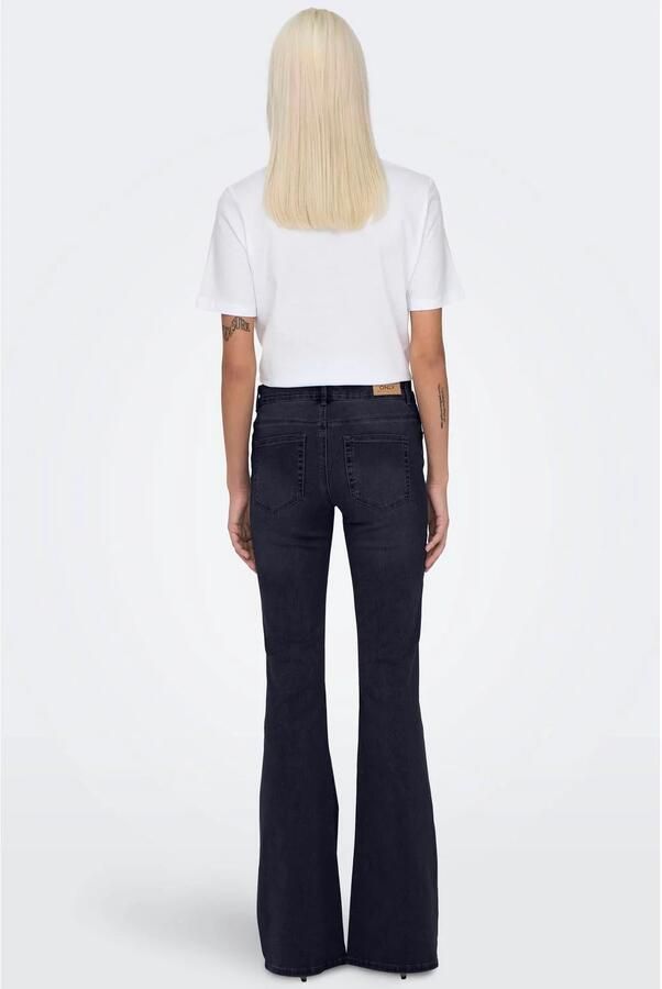 Only Regular fit bootcut-jeans van katoenmix model 'REESE'