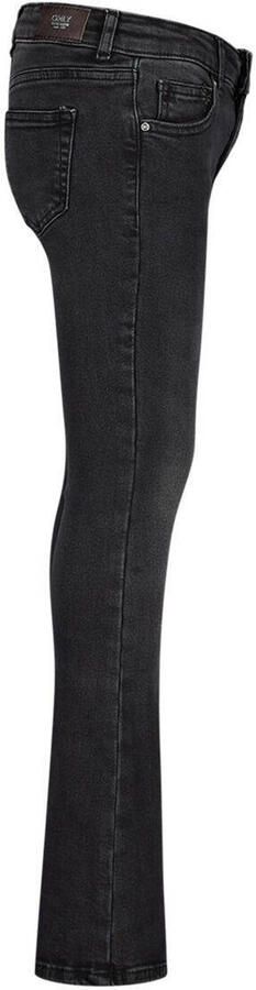 Only flared jeans KONHUSH washed black Zwart Meisjes Stretchdenim Effen 122 - Foto 3