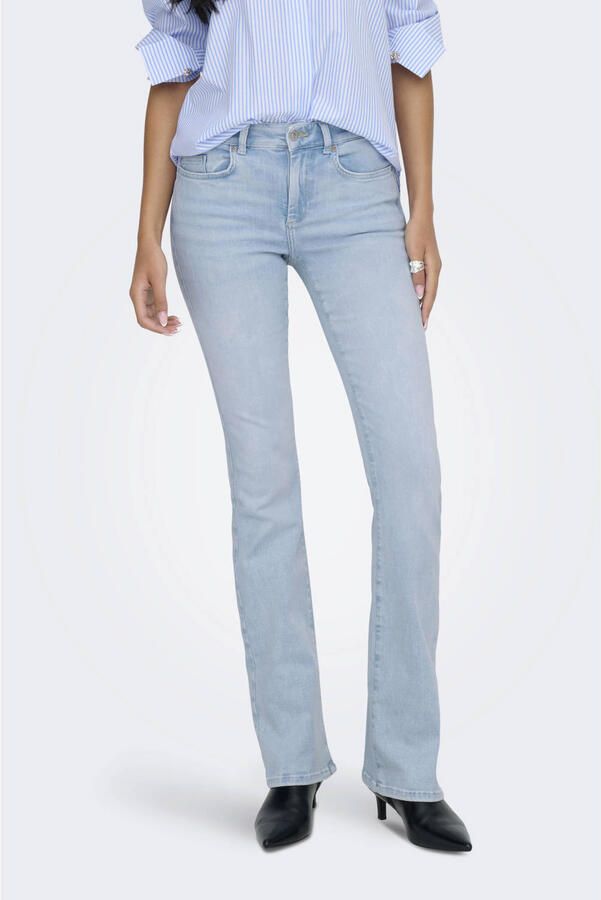Only Slim fit bootcut jeans van katoenmix Model 'BLUSH'