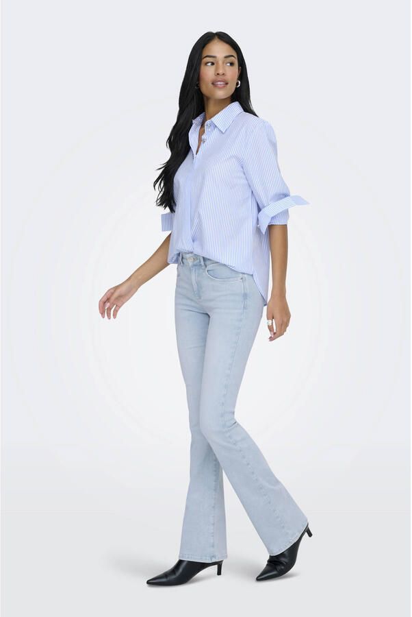 Only Slim fit bootcut jeans van katoenmix Model 'BLUSH' - Foto 2