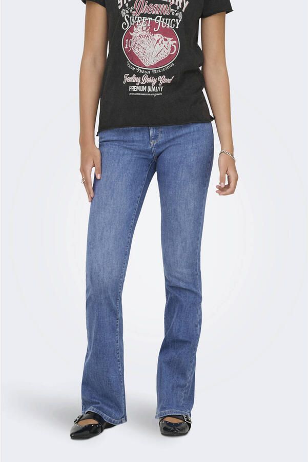 ONLY flared jeans medium blue denim