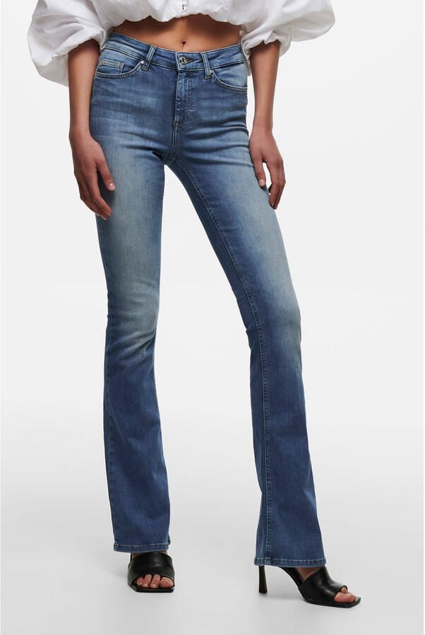 Only Bootcut jeans ONLBLUSH – Bootcut-jeans met mid waist voor comfortabel silhouet