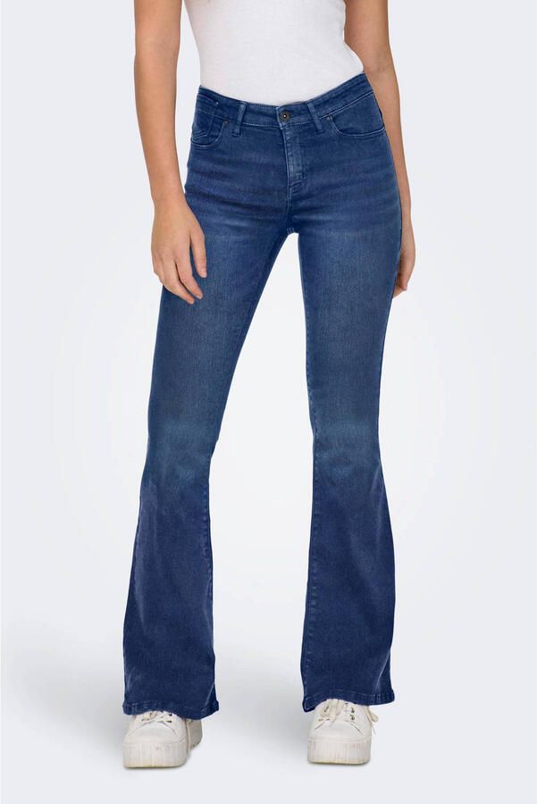 Only Regular fit bootcut jeans van katoenmix model 'REESE' - Foto 2