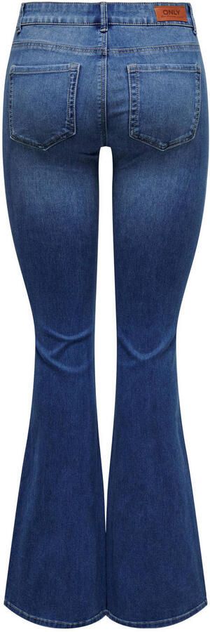 Only Regular fit bootcut jeans van katoenmix model 'REESE'