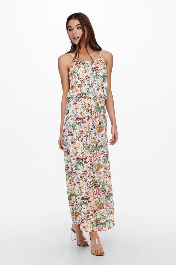 Only Getailleerde maxi-jurk met all-over motief model 'WINNER' - Foto 3