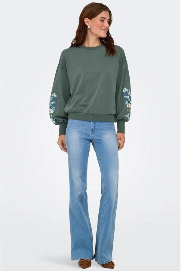 Only relaxed fit sweatshirt van pure katoenmix model 'BROOKE' - Foto 2