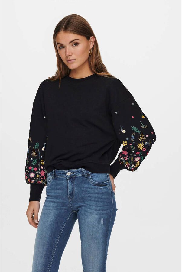 Only Regular fit sweatshirt van katoenmix model 'BROOKE'