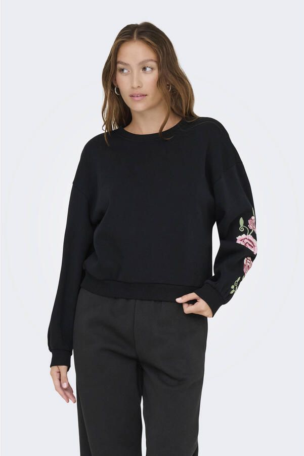 Only Regular fit sweatshirt van katoenmix model 'BROOKLYN' - Foto 3