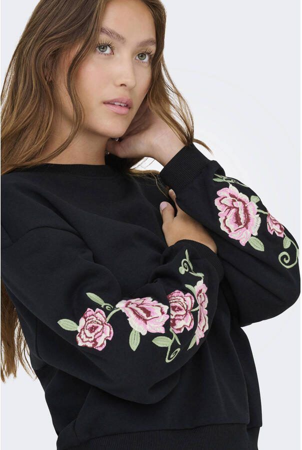 Only Regular fit sweatshirt van katoenmix model 'BROOKLYN' - Foto 3