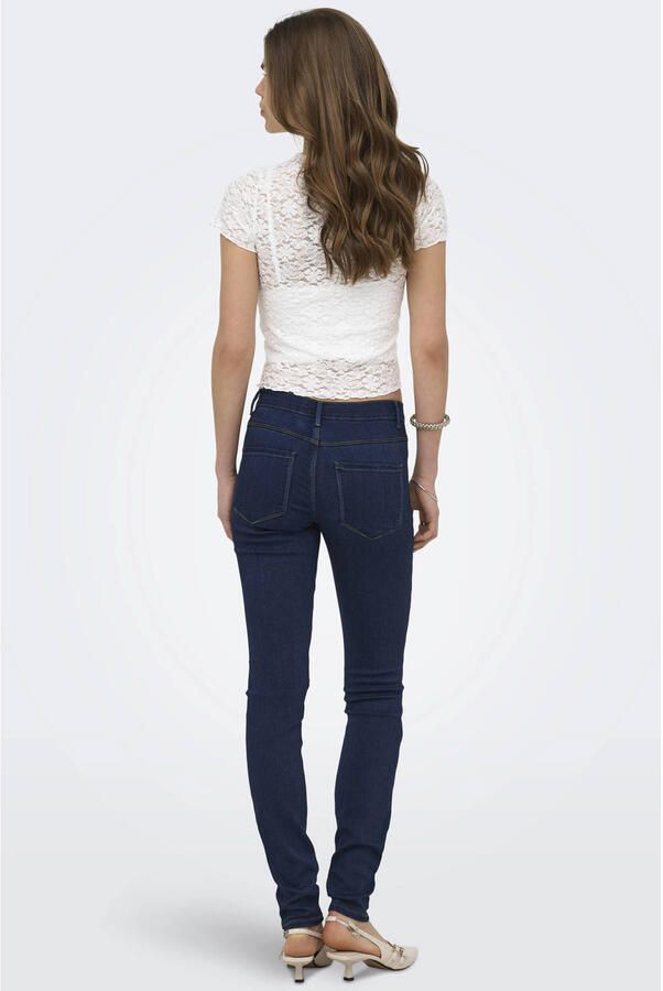 Only slim fit T-shirt van kant model 'FAITH' - Foto 3