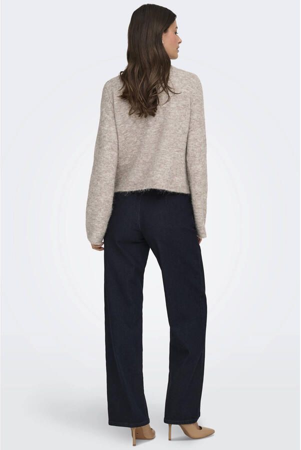 Only Regular fit gebreid jack met wol model 'MIGGIE' - Foto 3