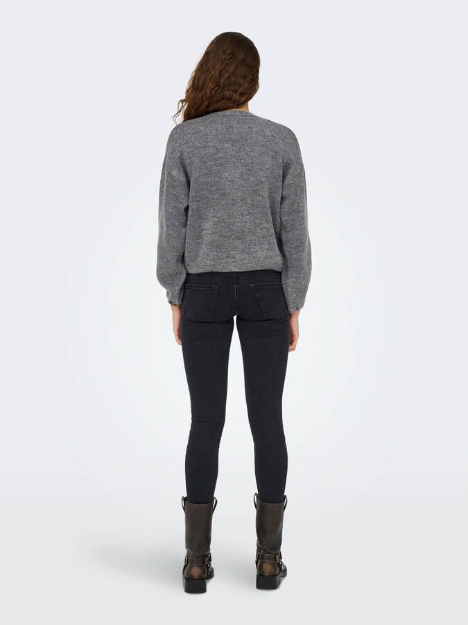 Only Relaxed fit gebreide pullover met strikdetail model 'DONNA' - Foto 2