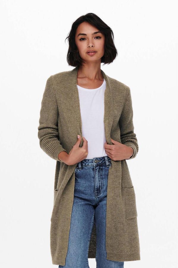 Only Gebreid jack met kabelpatroon model 'JADE' - Foto 2