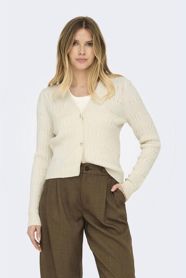 Only Vest ONLKATIA LS CABLE V-NECK CARDIGAN CC KNT