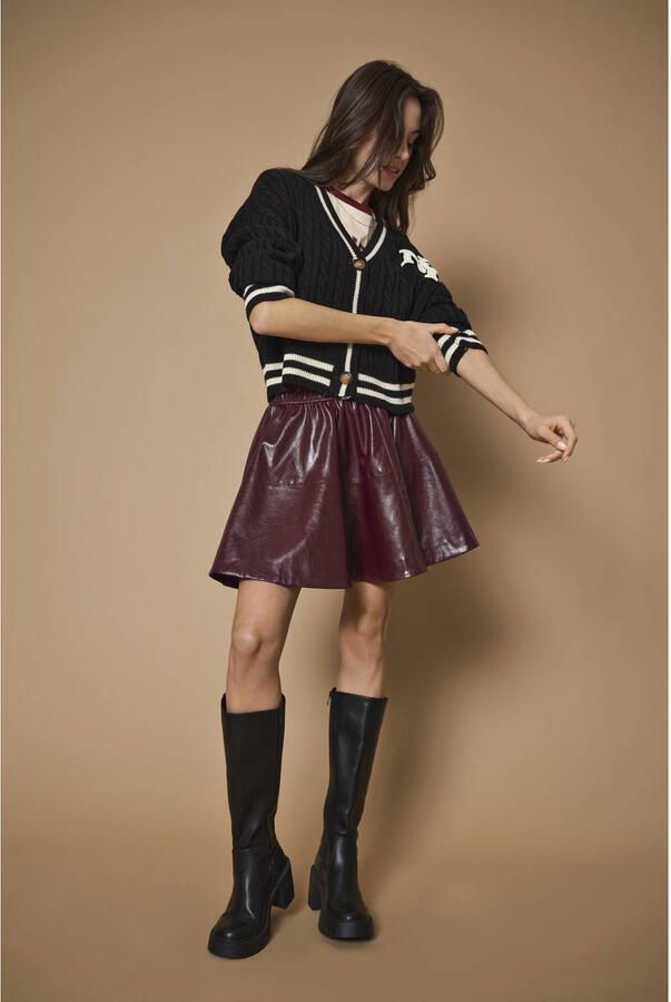ONLY gebreid vest zwart - Foto 1