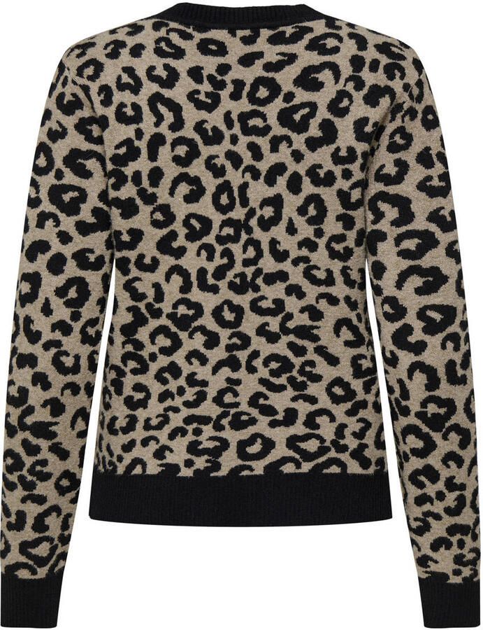 Only Regular fit gebreid jack van viscosemix model 'LEO'