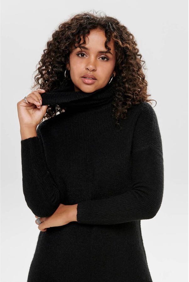 Only Loose fit gebreide jurk met wol model 'JANA'
