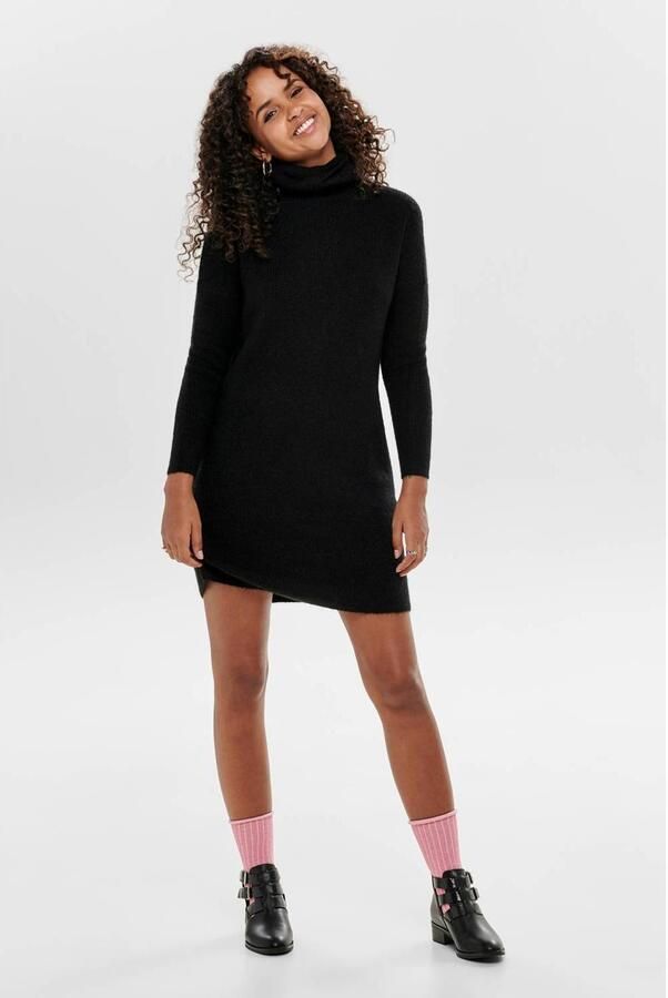Only Loose fit gebreide jurk met wol model 'JANA' - Foto 2