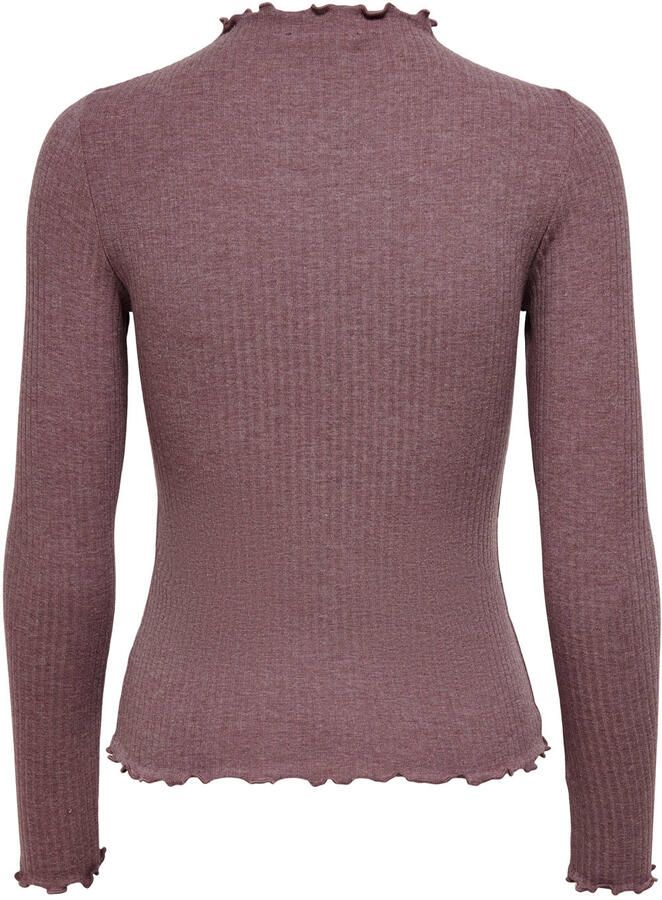 Only Slim fit shirt met lange mouwen en viscose model 'LEMMA'