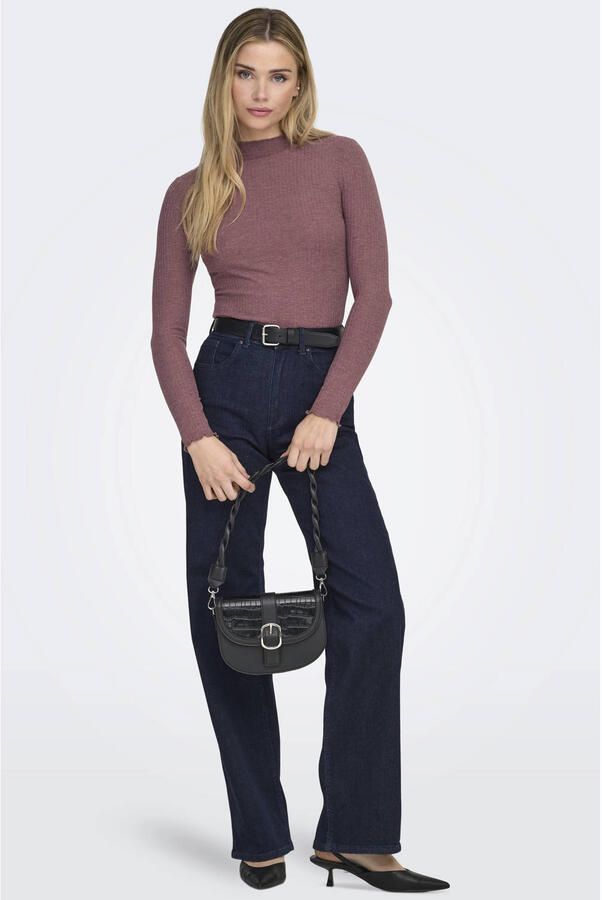 Only Slim fit shirt met lange mouwen en viscose model 'LEMMA' - Foto 2