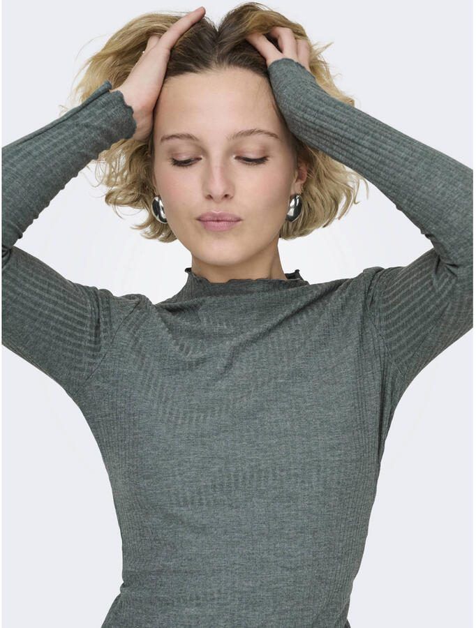 Only Groene Ronde Hals Gebreide Kleding voor Vrouwen Green Dames - Foto 2