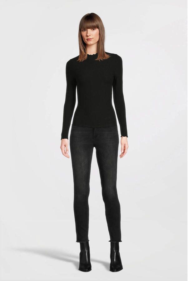 Only Slim fit shirt met lange mouwen en viscose model 'LEMMA' - Foto 2