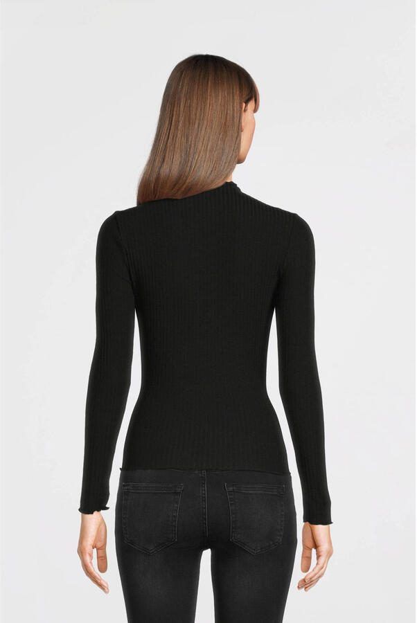Only Slim fit shirt met lange mouwen en viscose model 'LEMMA' - Foto 3