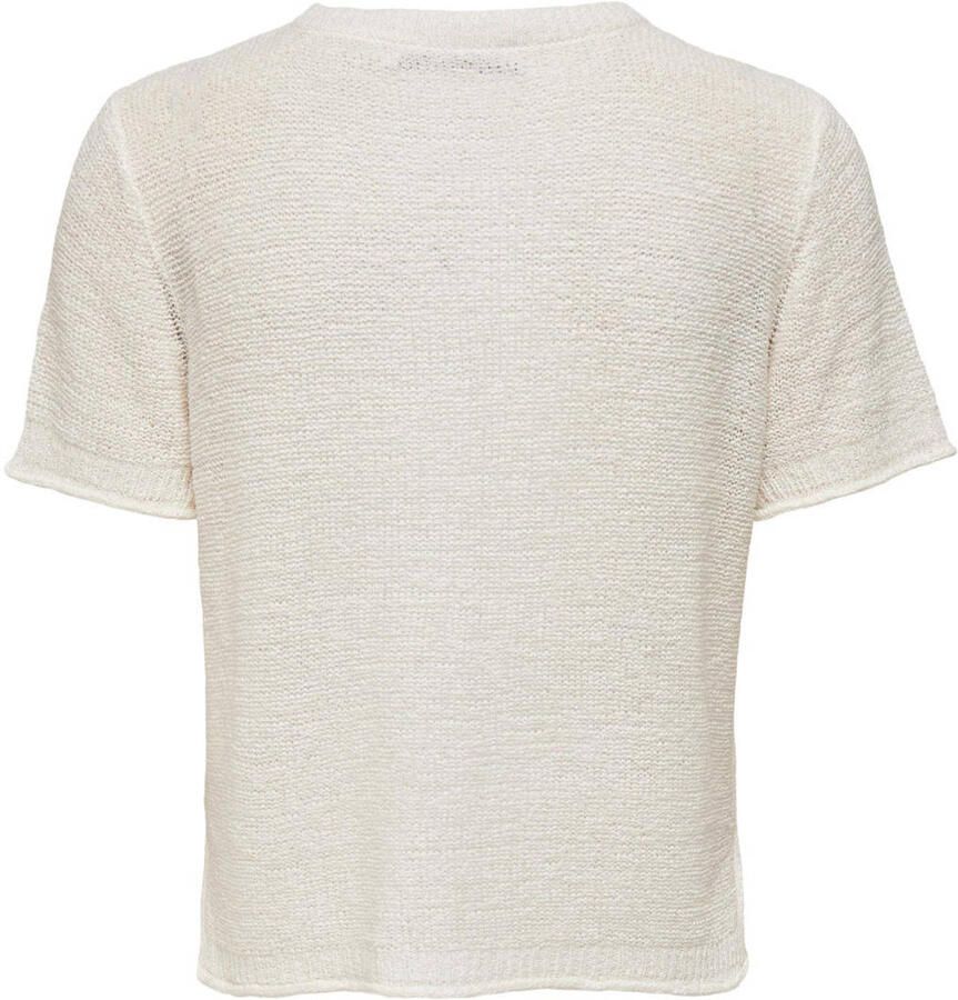 Only Gezellige Gebreide Pullover T-shirt Beige Dames - Foto 2