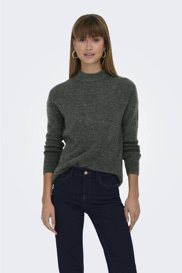 Only Gebreide trui ONLCAMILLA O-NECK L S PULLOVER KNT - Foto 1