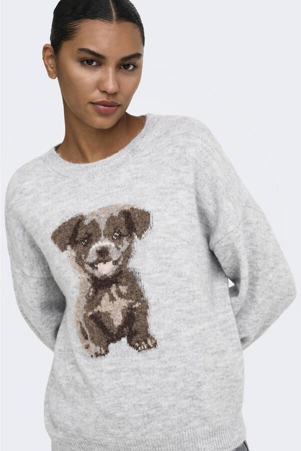 Only Pullover met tijgermotief-intarsia - Foto 2