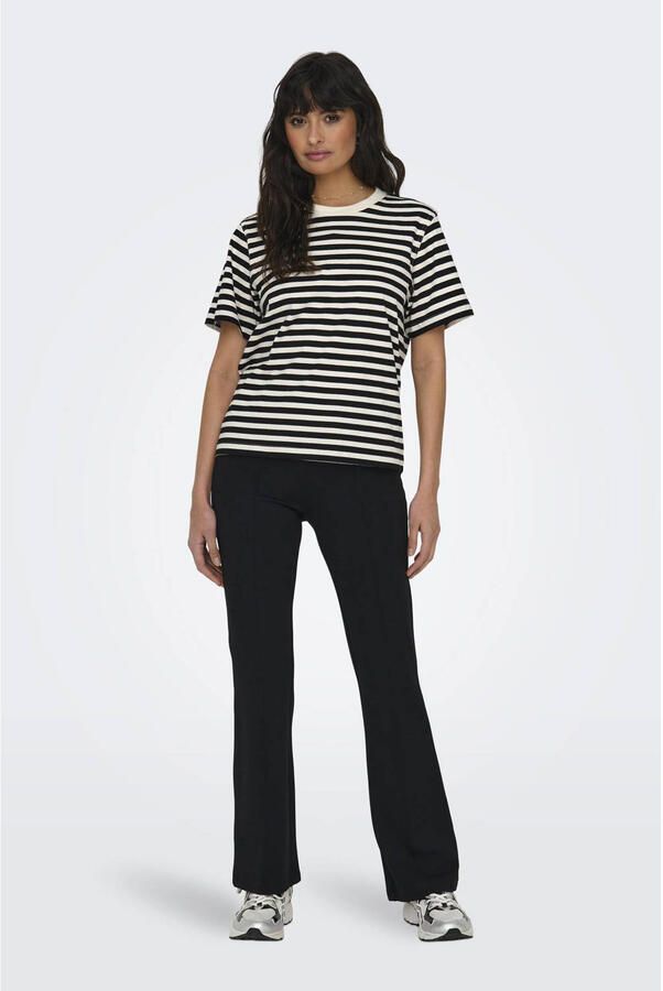 Only Shirt met korte mouwen ONLLIVINA S S STRIPE TEE JRS NOOS - Foto 2