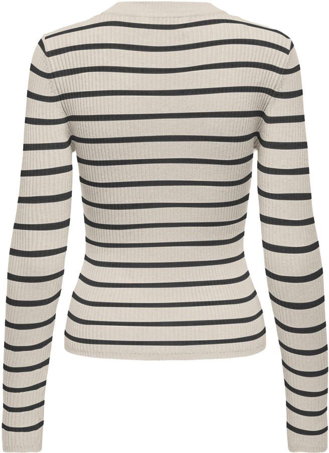 ONLY gestreepte pullover rib gebreid - Foto 2