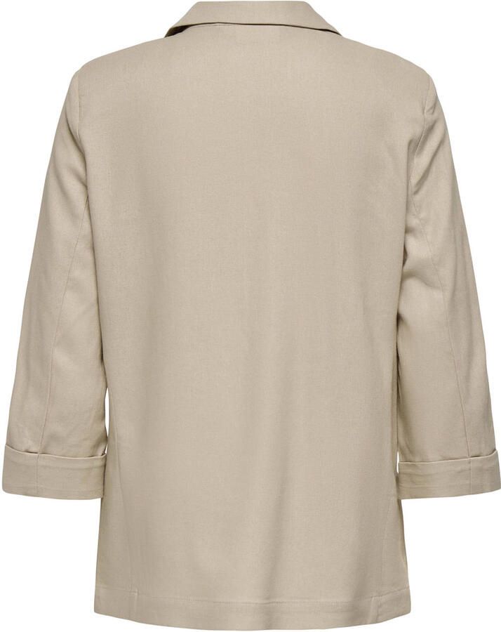 Only relaxed fit blazer van mix van viscose en linnen model 'GOA' - Foto 2