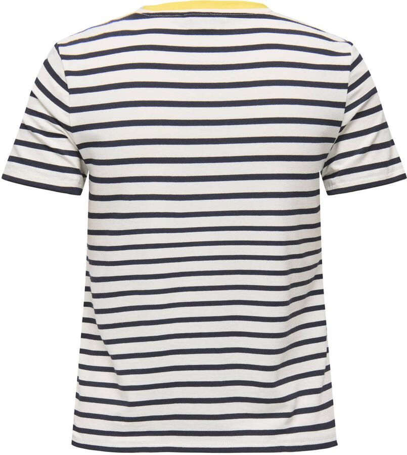 Only Regular fit T-shirt van viscosemix model 'HEART LIFE' - Foto 2