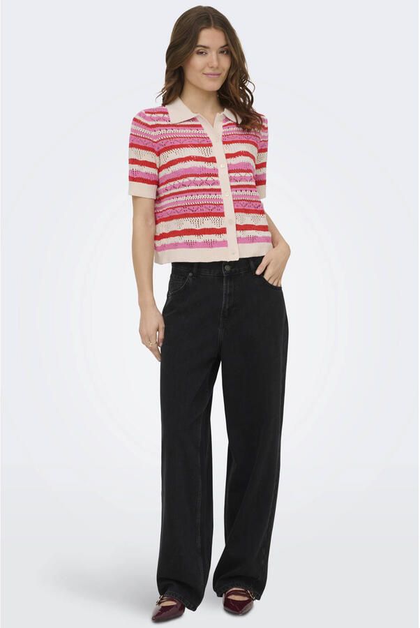 Only regular fit poloshirt van knitwear model 'LULA' - Foto 3
