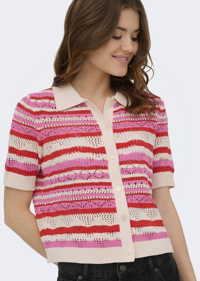 Only regular fit poloshirt van knitwear model 'LULA' - Foto 2