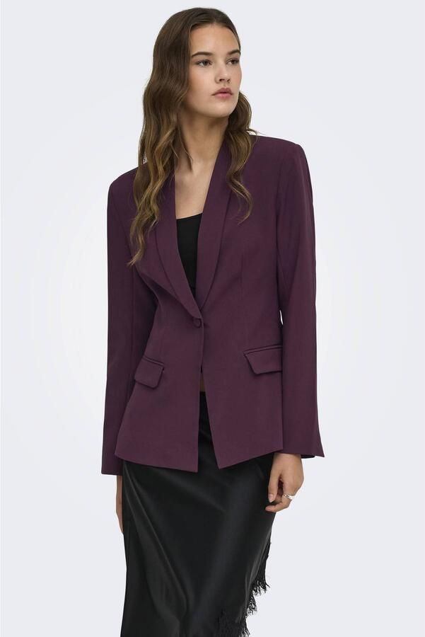 ONLY getailleerde blazer donkerrood